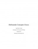 Definiendo Concepto Claves