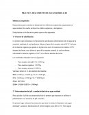 PRÁCTICA TRATAMIENTO DE AGUAS RESIDUALES