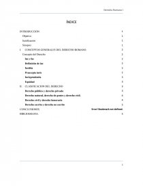 CONCEPTOS GENERALES DEL DERECHO ROMANO .. Página 1