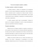 Proceso de la investigación cuantitativa y cualitativa.