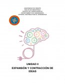 EXPANSION Y CONTRACCION DE IDEAS.