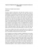 Impacto de la llegada del primer hijo, en relación a la asunción de roles en la familia actual