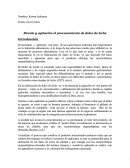 Mezcla y agitación el procesamiento de dulce de leche