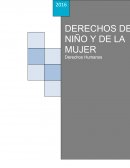 DERECHO DEL NIÑO Y DE LA MUJER