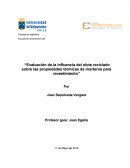 Evaluación de la influencia del olote reciclado sobre las propiedades térmicas de morteros para revestimiento