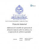 Influencias de variables de operación de flotación Jameson sobre la cinética y la recuperación de carbón no quemado