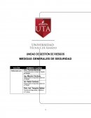 MEDIDAS GENERALES DE SEGURIDAD