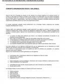 CONCEPTO ORGANIZACIÓN TÓXICA Y SALUDABLE.