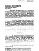 Diligencias testimonial Ad perpetuam