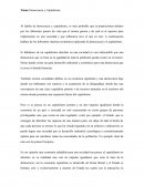 Contraste entre capitalismo y democracia