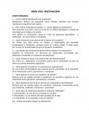 Preguntas y respuestas. MOTIVACION