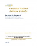 El Pensamiento Económico de los principales personajes de Revolución Mexicana