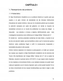 Teoria del conocimiento. El Bajo Rendimiento Académico