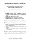 Manual de trabajo salon de belleza