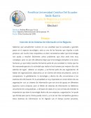 Inserción de los Sistemas de Información en los Negocios