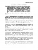 Análisis Jurídico del Art. 136 Constitucional