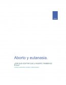 Ensayo sobre el aborto y la eutanasia