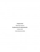 Fundamentos de la Administracion. FODA