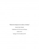 TAREA 1 RELACION SINERGICA DE LA SALUD Y EL TRABAJO.
