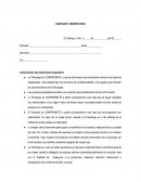 Contrato terapeutico.