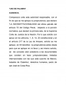 Solicitud de uso de palabra