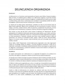 Delincuencia organizada en Mexico.