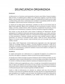 Delincuencia organizada en Mexico.