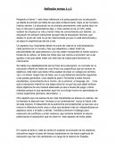 La educación es un proceso permanente Reflexión temas 1 y 2