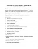 Actividades que ayudan a mejorar la atención del niño dentro del aula de clases