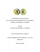 LA EDUCACIÓN SUPERIOR Y LA SOCIEDAD.