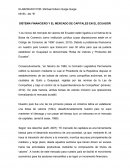 Sistema financiero y los mercados de capitales en el ecuador.