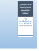 Analfabetismo y sus implicaciones sociales 4 Capítulo 2.- Dimensiones del analfabetismo