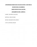 ARGUMENTACIÓN JURÍDICA CONCEPTOS FUNDAMENTALES DE LA ARGUMENTACIÓN.