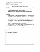 Planificación de Actividades y Presupuestos