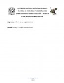 Entorno y cambio organizacional (Cuestionario).