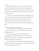 Los procesos estructurales en la formación de México como nación independiente.