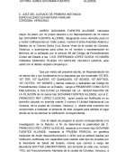 Formato de acto perjudicial de filiación.