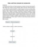 MÉTODO HÚNGARO DE ASIGNACIÓN