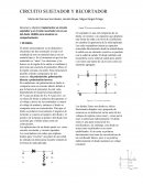 Implementar un circuito sujetador y un circuito recortador con el uso del diodo 1D4001 para visualizar su comportamiento.