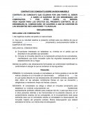 CONTRATO DE COMODATO SOBRE UN BIEN INMUEBLE