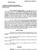 Demanda de alimentos.