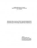 INFLUENCIA DE LA T.V EN LA CONDUCTA DE LOS ESTUDIANTES DE 6TO GRADO Y 9NO GRADO DE LA U.E.P