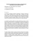 PROPUESTA DE INICIATIVA DE LEY PARA LA ORGANIZACIÓN Y LIMITACION DE LOS PARTIDOS POLITICOS