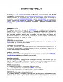 Modelo Contrato de Trabajo.