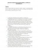 PROCESO DE RECEPCION DE ABASTECIMIENTO Y CONTROL DE TRANSFERENCIAS