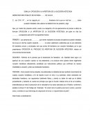 Oposición a trámite de sucesión intestada.