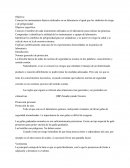 Equipos y materiales de laboratorio químico.