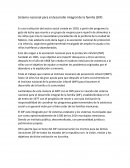 Los antecedentes de el DIF nacional.