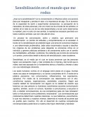 Sesibilizacion en la vida cotidiana