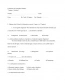 Evaluación de Contenidos Globales “Lengua y Literatura”.